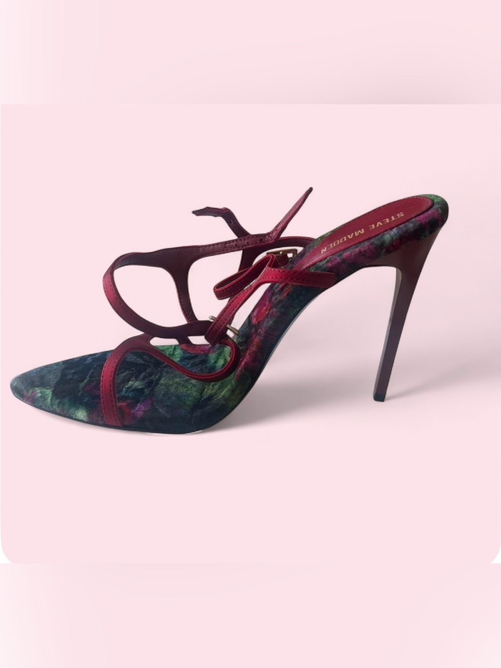 Steve Madden Women’s Salma T-Strap Stiletto High-Heel Dress